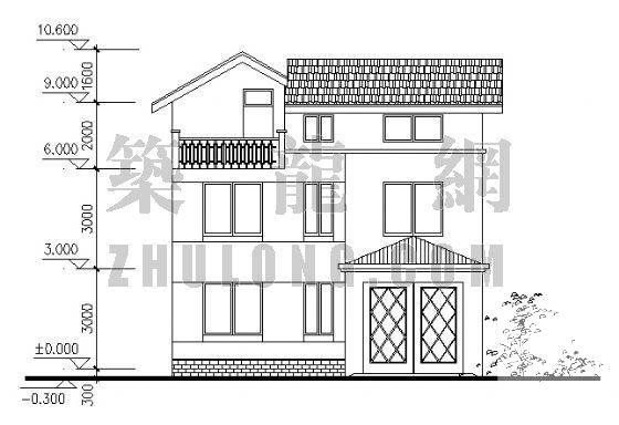三层别墅建筑图纸 - 4