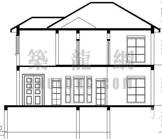 建筑设计图纸小别墅 - 3