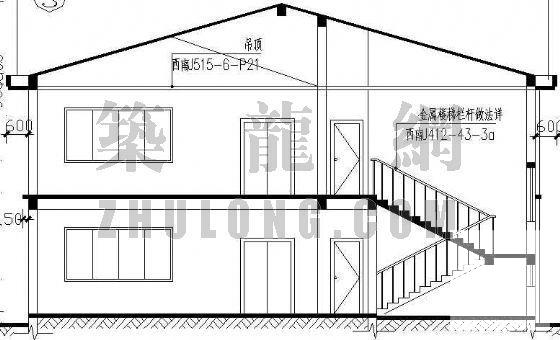 小型别墅建筑施工图 - 3