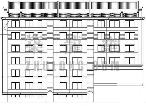 [楼梯大样]6层商住楼建筑CAD施工图纸