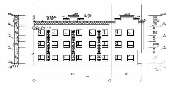 中式风格办公楼建筑 - 1
