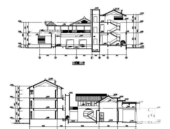 中式风格办公楼建筑 - 1