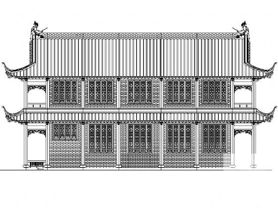 中式风格办公楼建筑 - 2