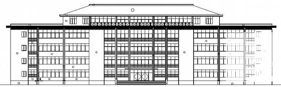 中式风格办公楼建筑 - 1