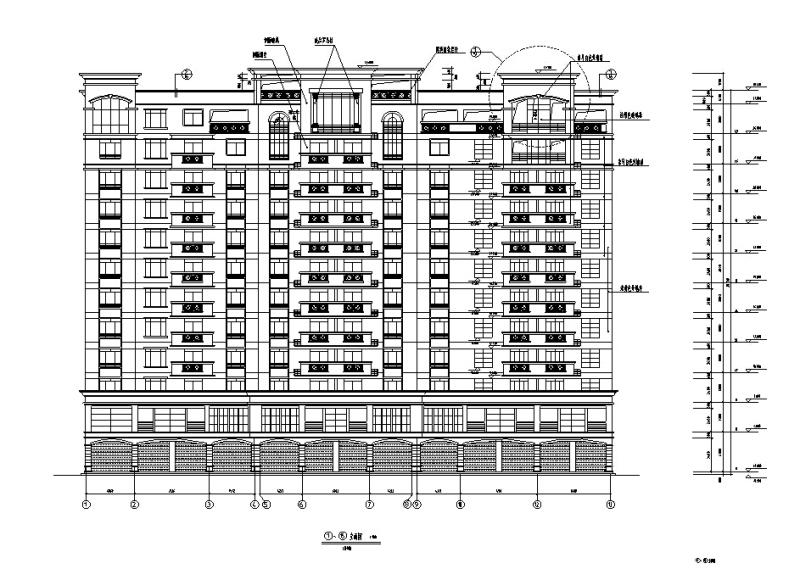 商住综合楼建筑设计 - 6