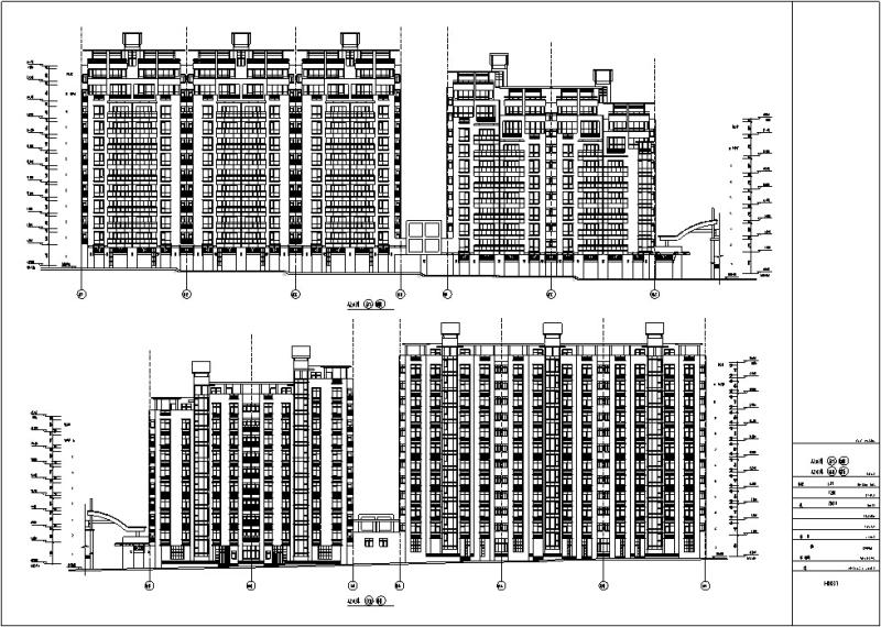 商住综合楼建筑设计 - 1