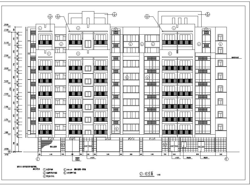 商住综合楼建筑设计 - 5