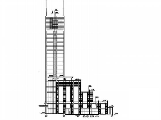 高层建筑设计平面图 - 1