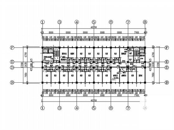 高层建筑设计平面图 - 5