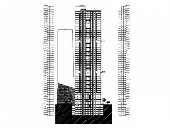 高层办公楼建筑图纸 - 3