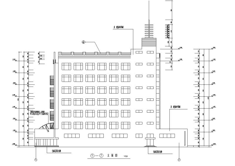 商住综合楼建筑设计 - 3