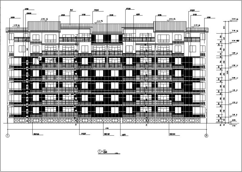 商住综合楼建筑设计 - 1