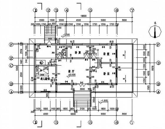 平房建筑施工图 - 1