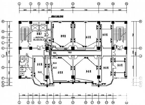 15层综合楼强电施工CAD图纸 - 2