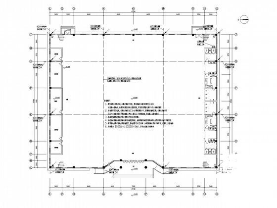 2075平米两层职工篮球馆强电系统施工CAD图纸 - 4