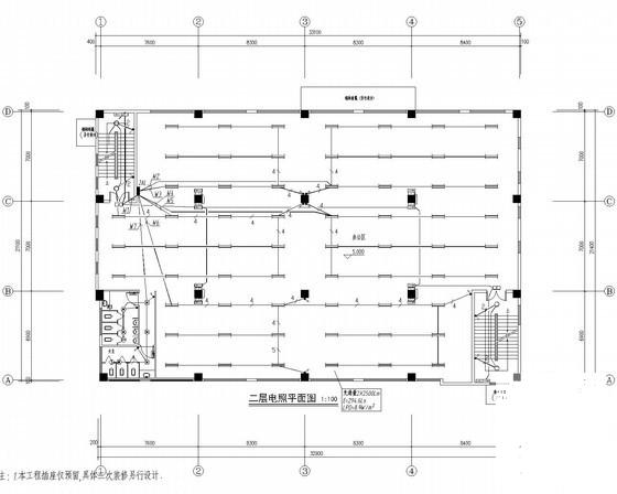 8925平米3层汽车4S店强弱电施工CAD图纸 - 2