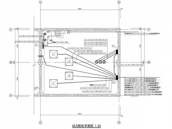 9888平米8层经济合作社厂区电气施工CAD图纸 - 3