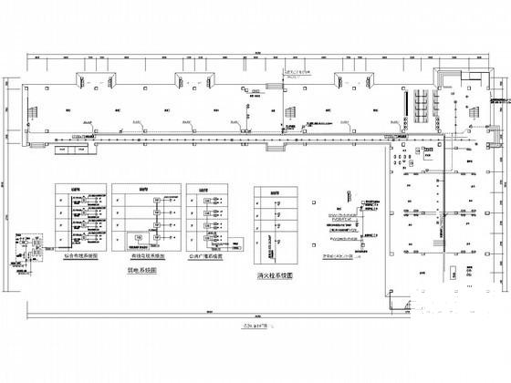 4820平米4层小学强弱电施工CAD图纸（新火规） - 1