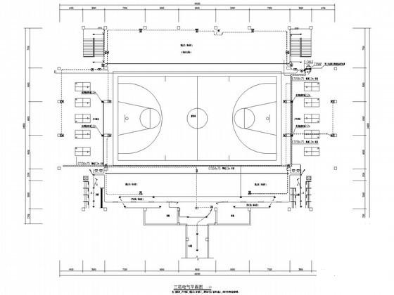 4820平米4层小学强弱电施工CAD图纸（新火规） - 3