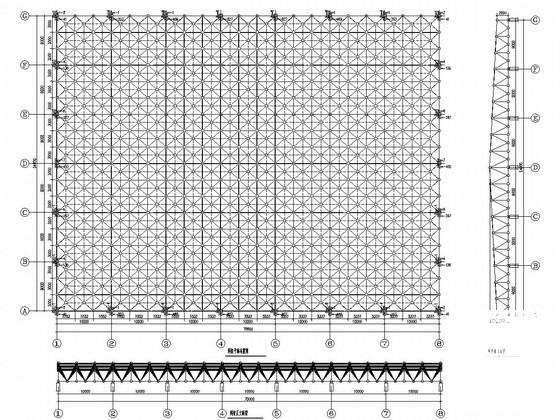 钢结构网架施工图 - 1