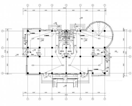 1420平米两层研发及设备用房强电系统施工CAD图纸 - 4