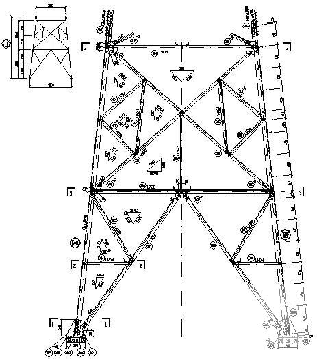 铁塔结构图纸 - 3