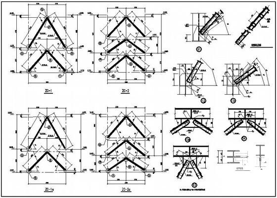 钢结构设计施工图纸 - 4