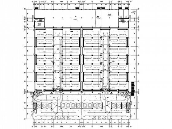 6层综合批发交易市场强电系统施工CAD图纸 - 1