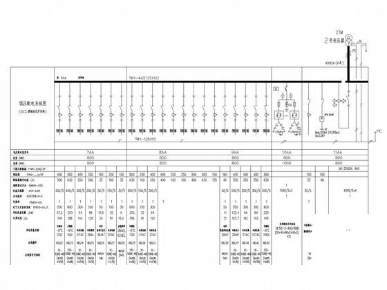 6层综合批发交易市场强电系统施工CAD图纸 - 4
