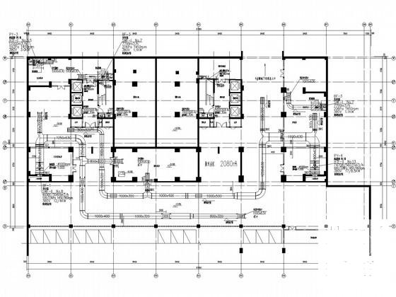 38123平米28层商务中心通风及防排烟系统设计施工CAD图纸 - 1