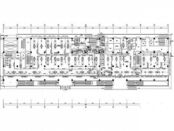 4层商贸城空调通风设计施工CAD图纸 - 1