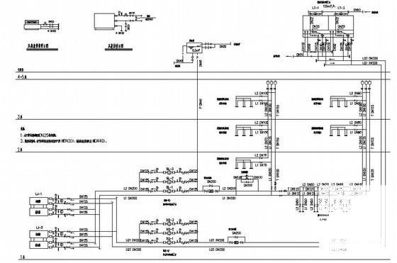 8363平米5层商务中心空调通风CAD施工图纸 - 2