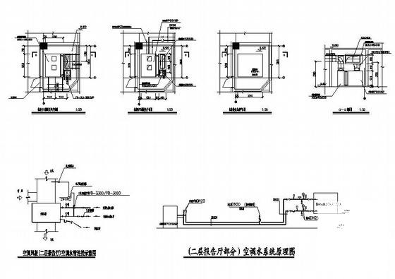 5层17600平米大学服务中心空调通风施工CAD图纸 - 3