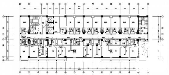 27450平米19层服务中心空调通风CAD图纸 - 3