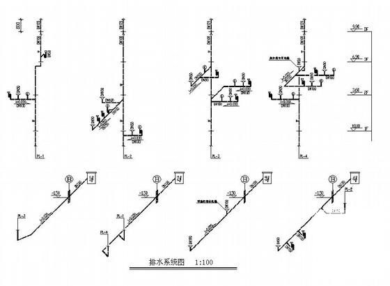 国内3层综合浴池水暖CAD大样图 - 2