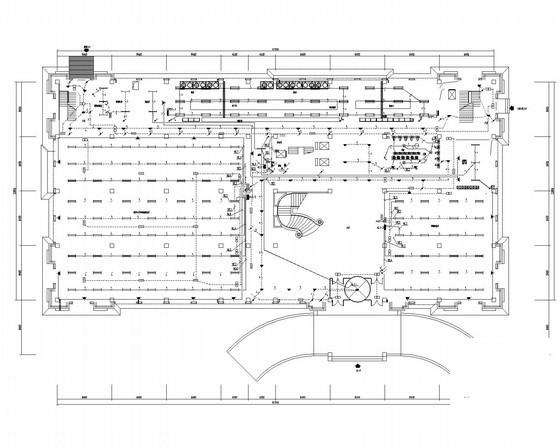 5层冀菜研发基地强弱电施工CAD图纸 - 1