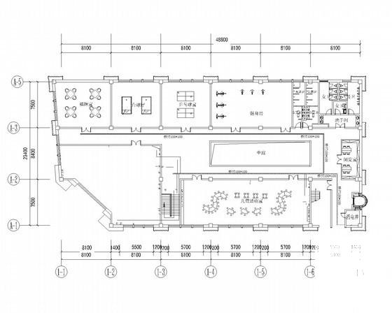 6000平米高档会所强弱电施工CAD图纸 - 1