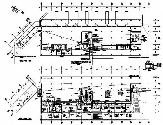 8561平米两层机场候机厅电气施工CAD图纸 - 1