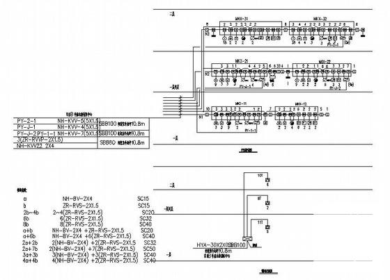 8561平米两层机场候机厅电气施工CAD图纸 - 4