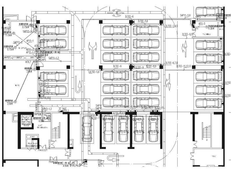 地下室电气施工图 - 3