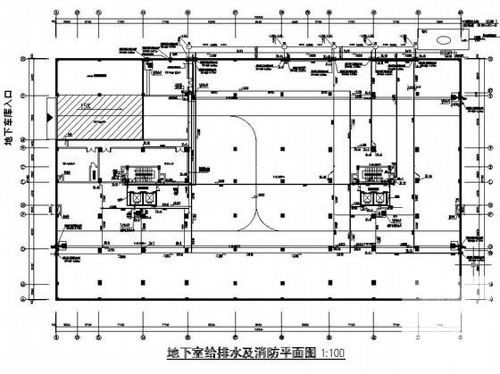 商住楼给排水图纸 - 1