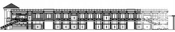 欧陆风格2层娱乐城建筑节点施工CAD图纸 - 1