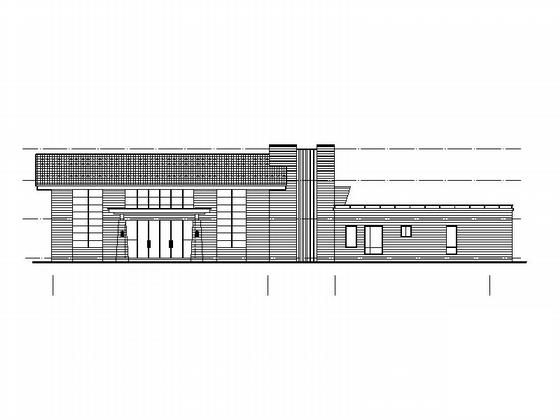 会所施工建筑图纸 - 4