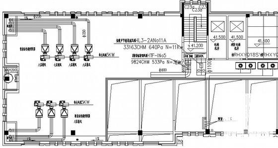 9层验中心空调设计施工CAD图纸 - 2