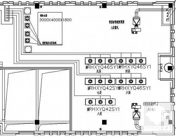 9层验中心空调设计施工CAD图纸 - 4