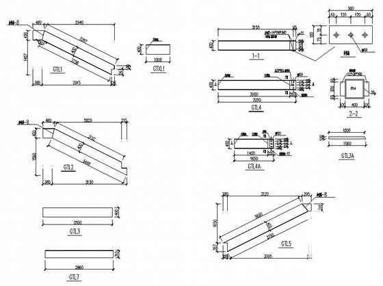 钢楼梯结构施工图 - 4