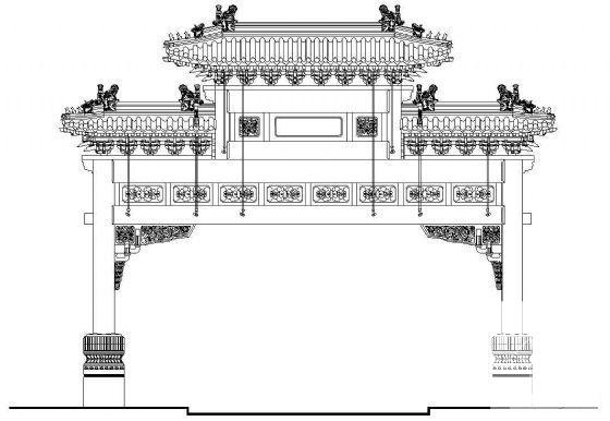 建筑立面设计图纸 - 1