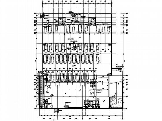 社区人防建筑施工CAD图 - 1