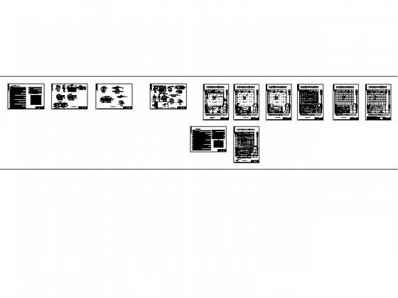 社区人防建筑施工CAD图 - 3
