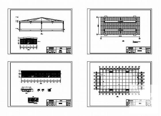 钢结构厂房建筑图纸 - 3